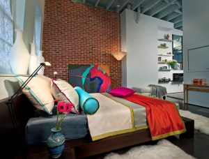 BEDROOM VIEW TOWARD LIBRARY WALL